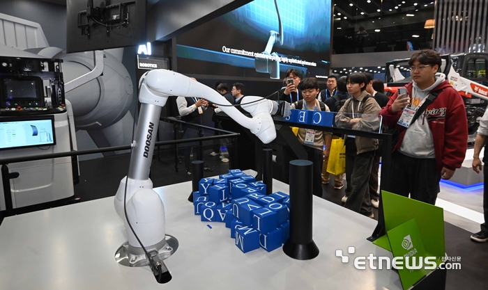 [포토] CES 참가한 두산