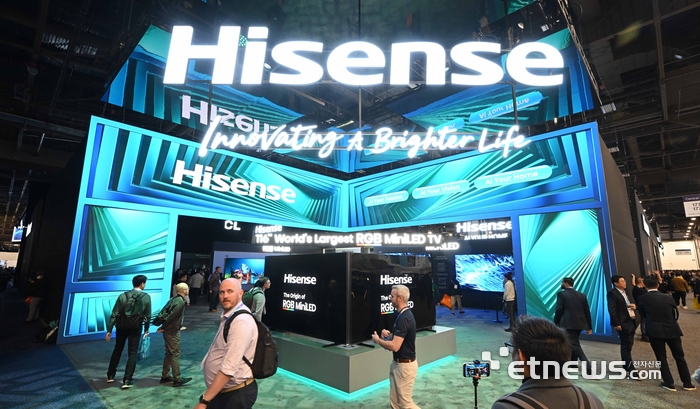 [포토] 삼성이 나간 자리에 들어선 하이센스