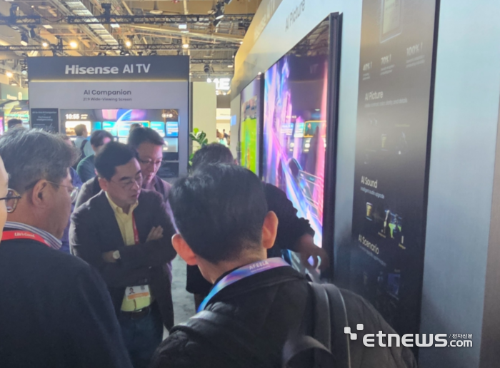 [CES 2026]박형세 LG전자 사장 “中 TV 신기술, 유효성 검증해봐야”