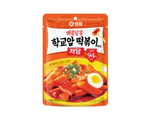 샘표, 당 94% 줄인 '학교앞 떡볶이 양념 저당' 출시