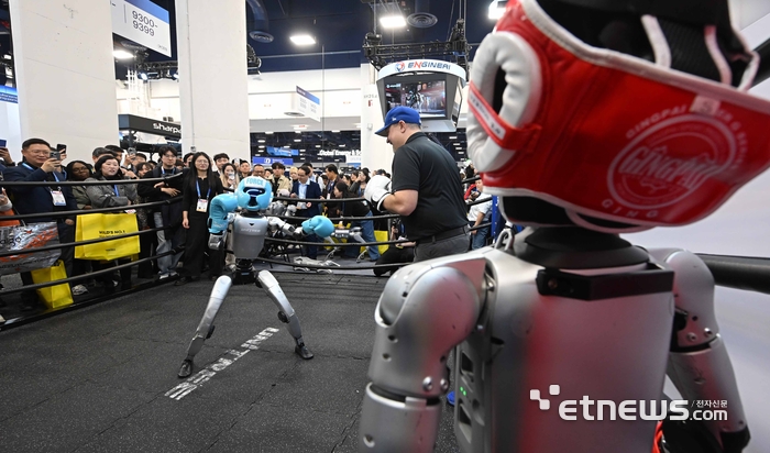 [포토] 인간vs로봇...승자는
