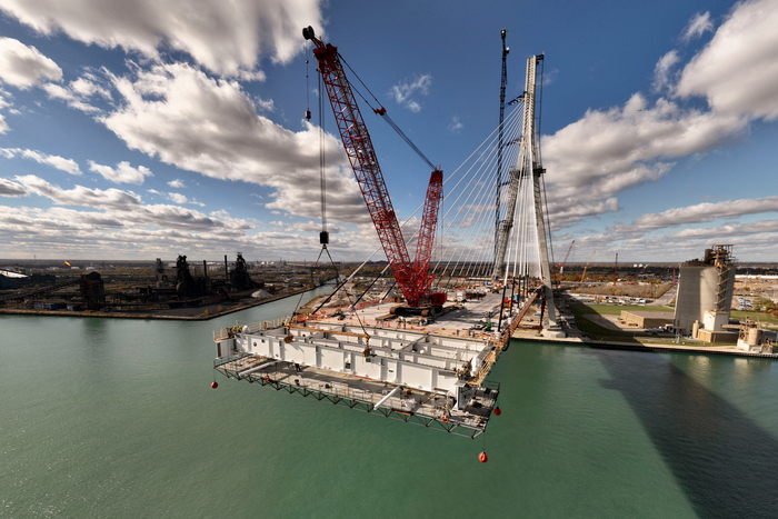 건설 중인 고디 하우 국제대교. 사진=AP 연합뉴스