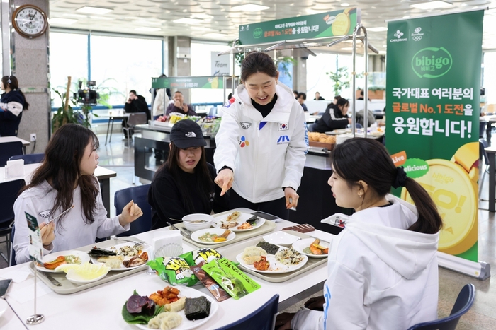 CJ, 국대 선수촌서 '비비고 데이'…K푸드로 올림픽 도전 응원