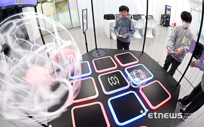 [포토] 팝드론 배틀 대결 한판