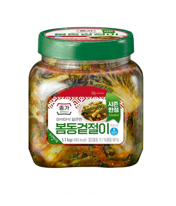 종가, 시즌 한정 김치 '봄동겉절이' 출시