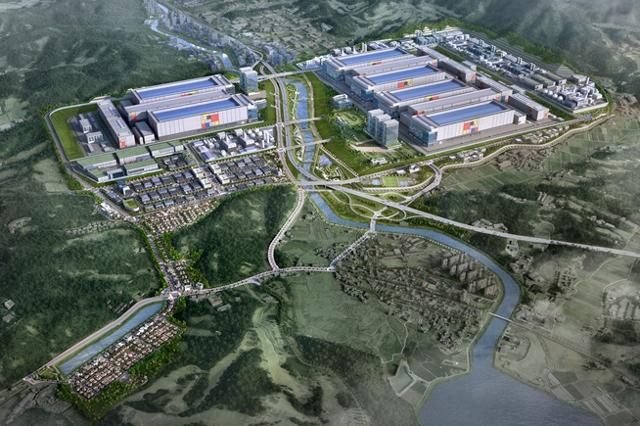 경기 용인시 첨단시스템반도체 국가산업단지 조감도(출처=LH)