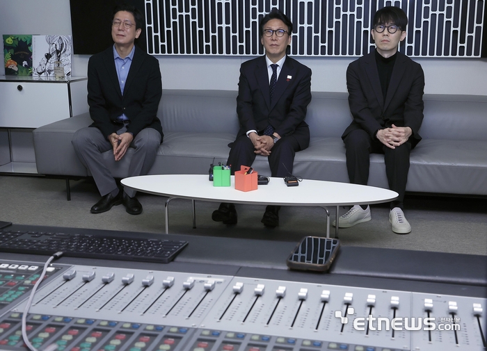 [포토] 김민석 국무총리, 넥슨 특수효과 제작현장 참관