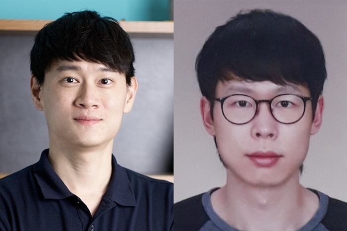 윤성환 교수(좌측)와 유위범 연구원