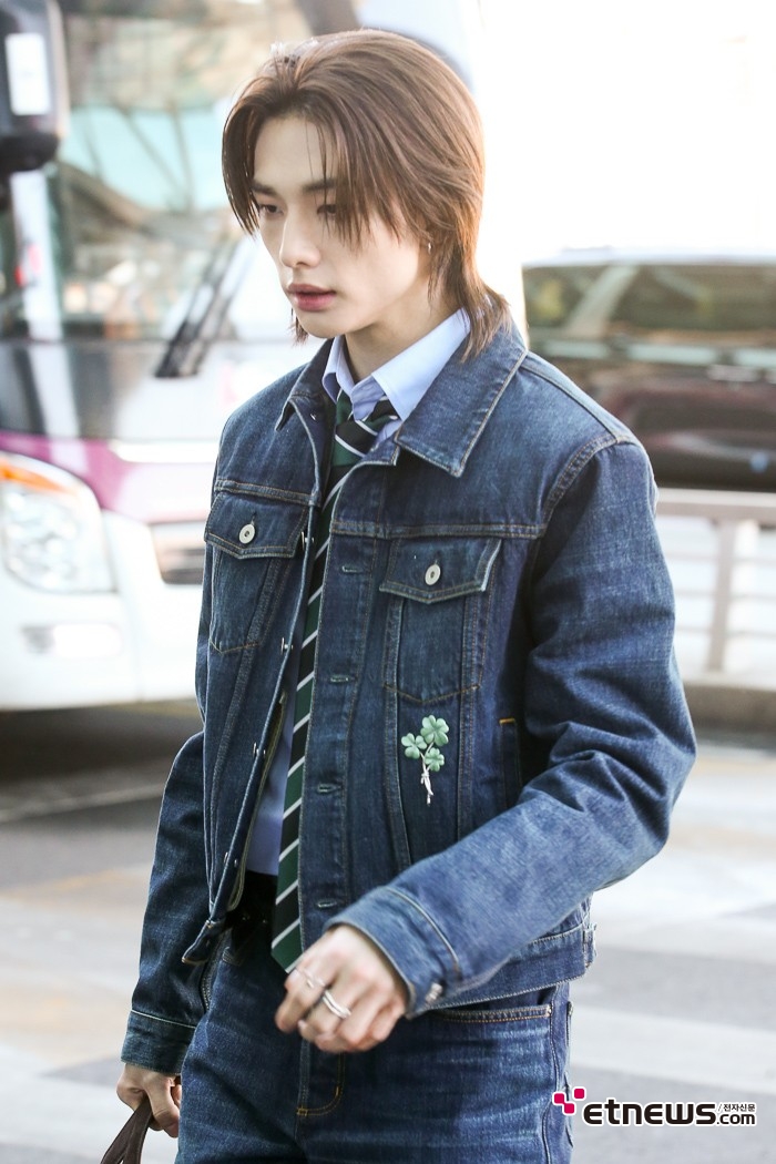 [ET포토] 스트레이키즈 현진, '조각옆선'