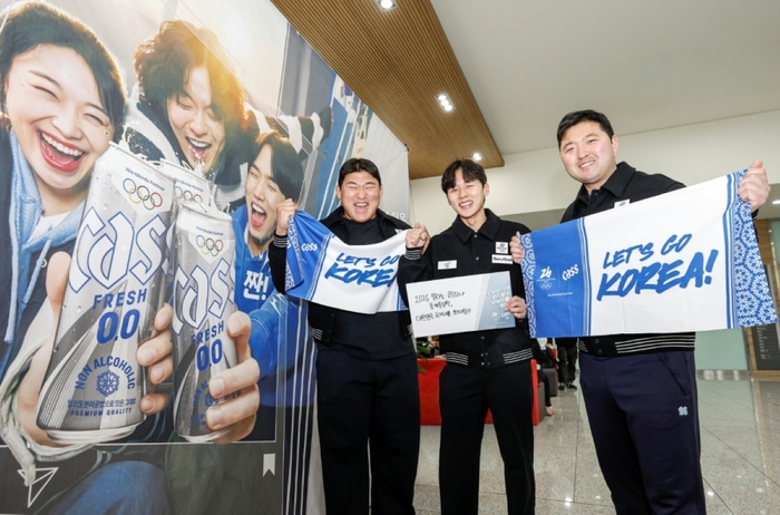 카스, 진천 선수촌서 '카스 0.0 응원 부스' 운영