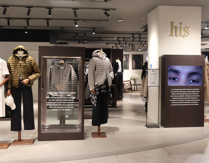 LF 히스 헤지스 롯데월드몰 팝업스토어 전경