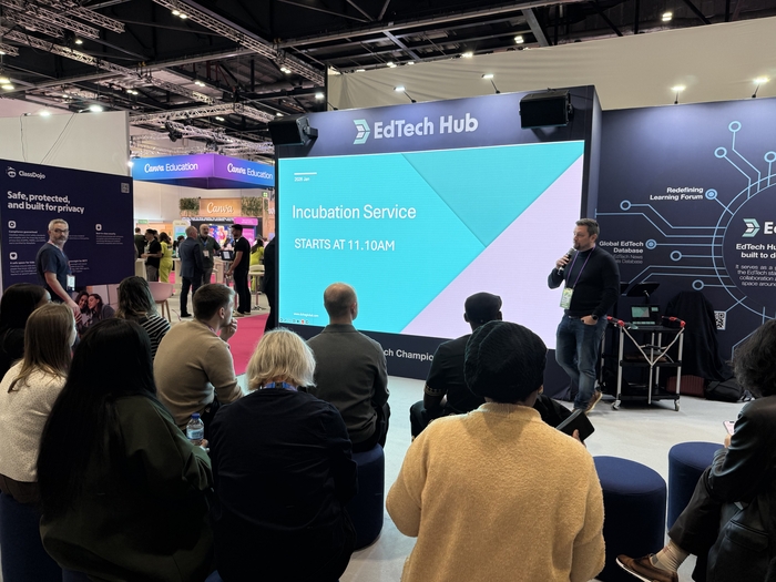 액셀러레이터 도해는 22일  벳쇼에서 에듀테크 초기 스타트업을 돕기 위한 인큐베이팅 프로그램을 소개했다. (사진=이지희 기자)