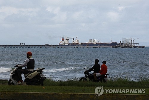 베네수엘라 근처 유조선. 사진=연합뉴스