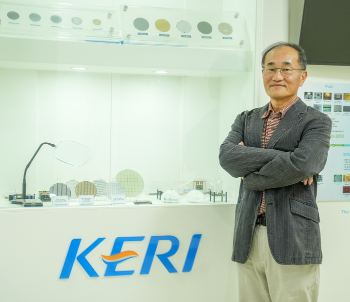 한국팹리스산업협회 소관 한-EU 반도체 R&D 협력센터장으로 선임된 KERI 전력반도체연구단 김상철 책임연구원.