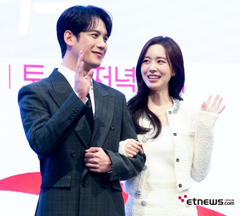 [ET포토] 박기웅-진세연, '선남 선녀의 케미'