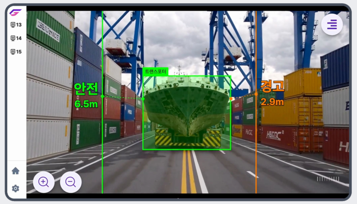프보이가 개발한 중장비 충돌 방지 AI 솔루션 트랜스가드.