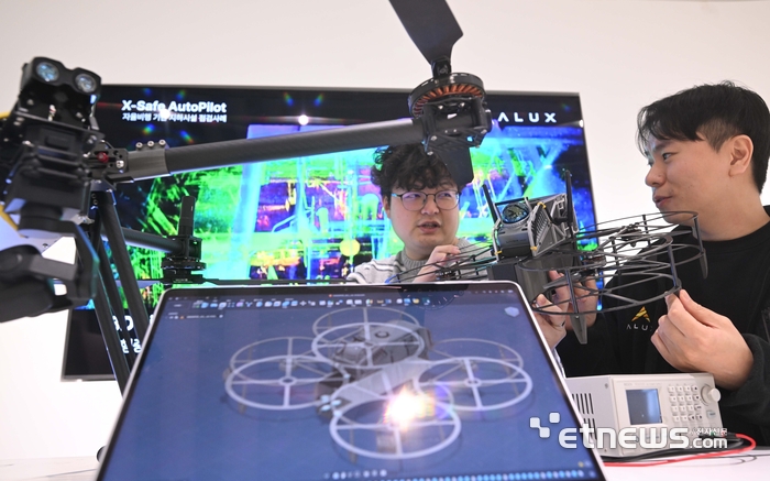 [포토] 국내 드론업계, AI와 방산 관련 기술 고도화 중