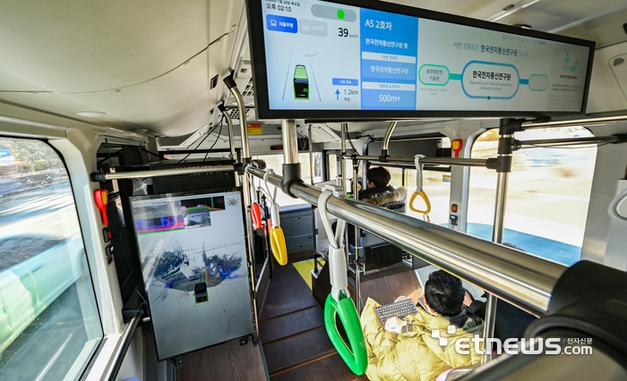 [포토] ETRI, 최대 시속 80km 대전 자율주행 버스 세종까지 달린다