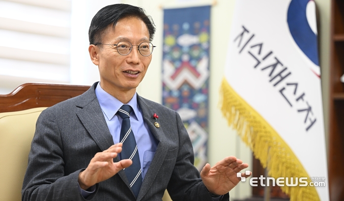 김용선 지식재산처장 대전=이동근기자 foto@etnews.com