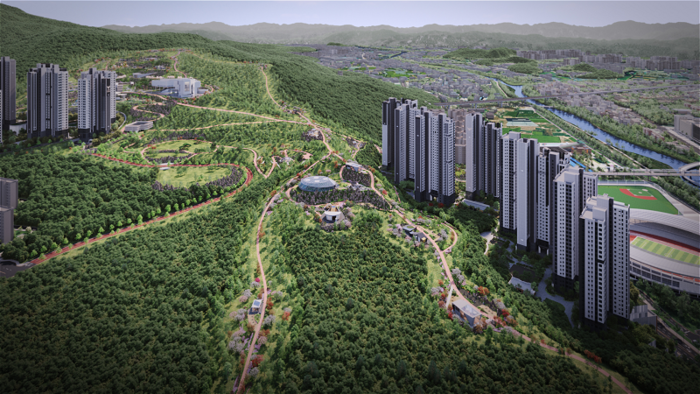 쌍령공원 '사계의 숲' 전경. 사진=쌍령파크개발