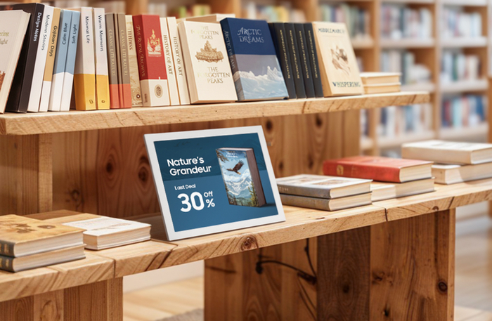 A4 종이 크기 수준의 13형 '삼성 컬러 이페이퍼'. (사진=삼성전자)