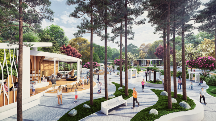 쌍령공원 '숲 속 갤러리' 전경. 사진=쌍령파크개발