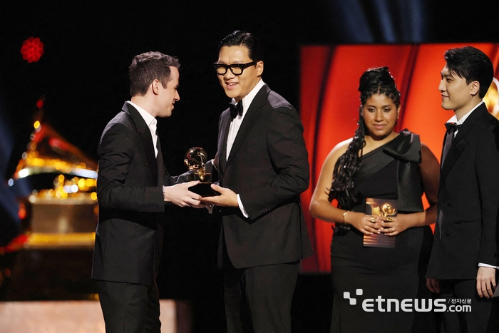 [포토] 케데헌 '골든', 그래미 수상...K팝 최초