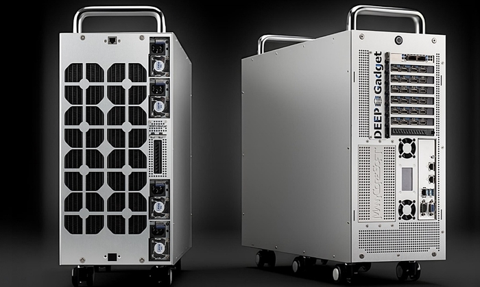 웨이브파이브의 수냉식 컴퓨터 'Deep Gadget'