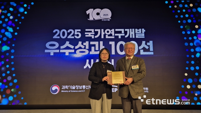 경북도내 연구기관 연구과제 2개가 2025년 국가연구개발 우수성과 100선에 선정됐다.