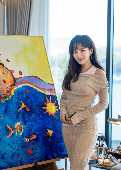 배우 겸 작가 윤송아, 2월 롯데백화점 동탄점서 'Dreams of Heaven' 개인전 개최