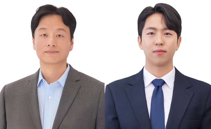 김정욱 교수(왼쪽)와 신기루 박사과정생.