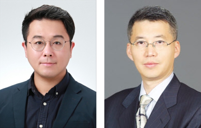 한국재료연구원 나노재료연구본부 이홍주 선임연구원(왼쪽)과 송인혁 책임연구원.