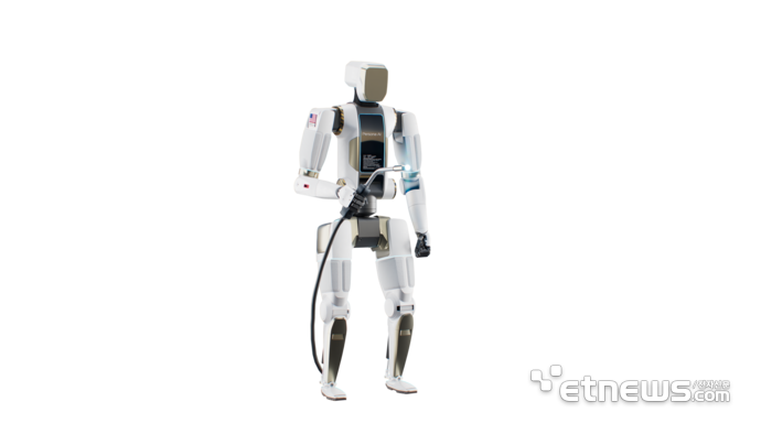 페르소나 AI가 개발중인 산업용 휴머노이드 로봇 모형 이미지