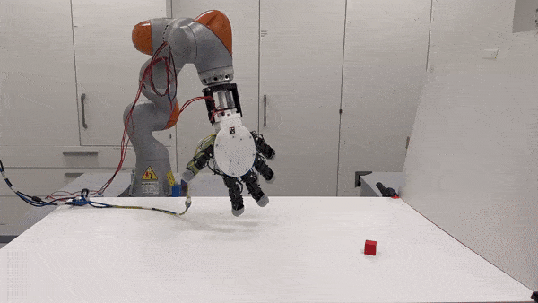 로봇 팔에서 분리되는 EPFL 연구팀의 로봇 손 / 유튜브 @xiaogao607