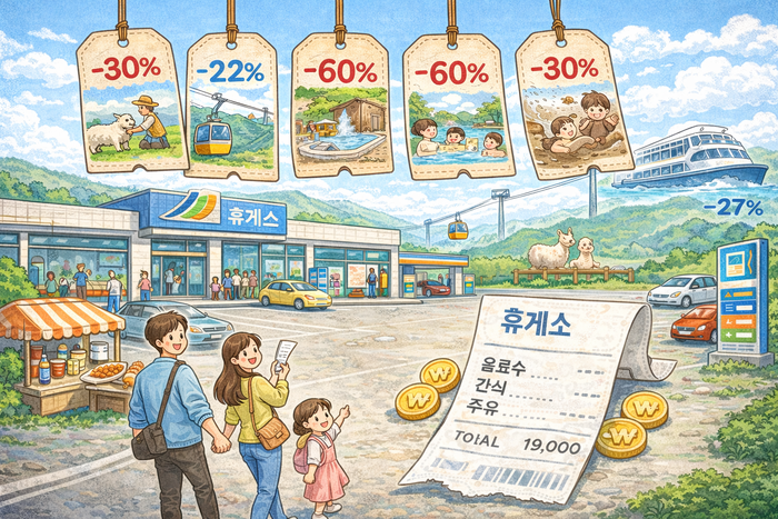 설 연휴, 휴게소 이용하면 관광지 할인…최대 60%