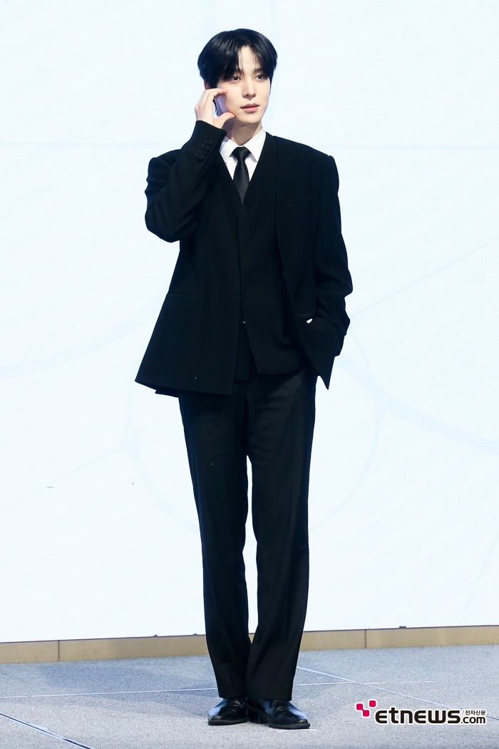 [ET포토] 에이티즈 윤호, '광채 나는 수트핏'