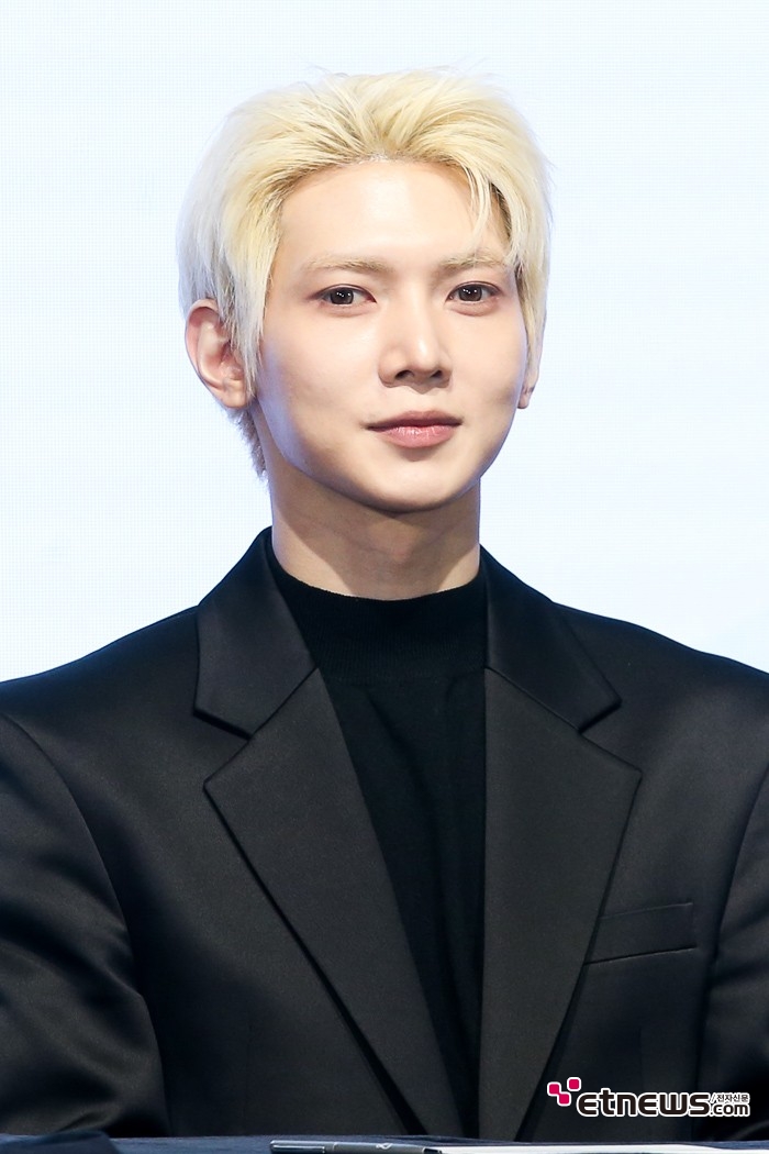 [ET포토] 에이티즈 여상, '이질감 전혀 없는 금발'