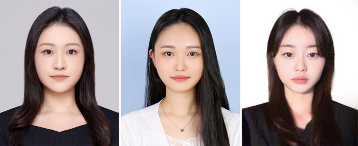 왼쪽부터 성신여대 미술대학 디자인과 김다인, 이현서, 홍예나 학생(사진=성신여대)