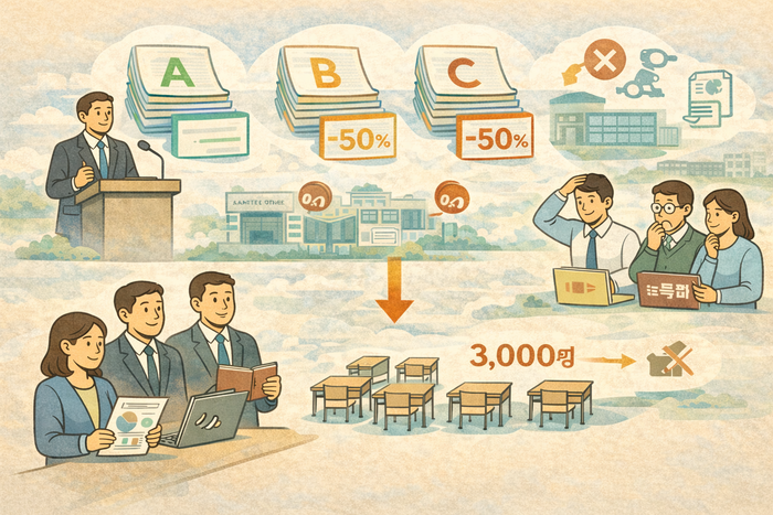 교육부, 교원양성기관 역량진단 결과 발표…정원 3000명 감축