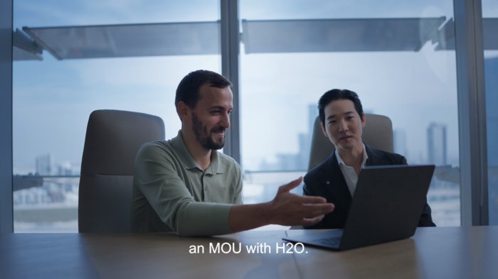 H2O와 ADI 재단이 공동 제작한 '블록체인 기술과 관광의 융합'에 관한 홍보 동영상 중 한 장면. 사진 제공=H2O호스피탈리티