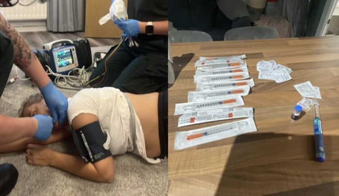 소셜미디어에서 구매한 체중감량 주사를 맞은 직후 의식을 잃고 죽을 뻔한 여성의 사연이 전해졌다. 사진=미셸 소드 SNS