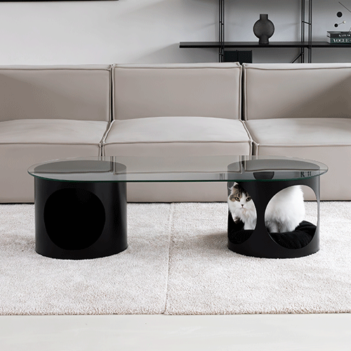 [마이캣페어] 펫 라이프스타일 브랜드 너즐(Nuzzle), '윌로(Willow) 거실 쇼파테이블' 소개