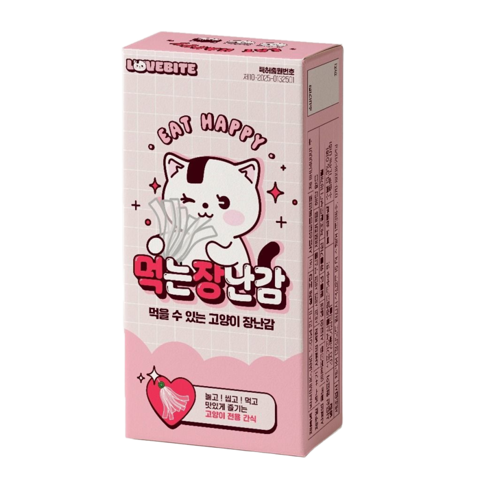 [마이캣페어] 러브바이트, 고양이가 먹어도 되는 장난감 '먹장' 출시…“마이캣페어 2026”서 첫 선