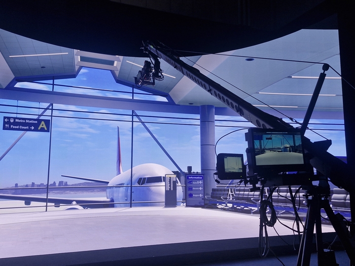 세종대 버추얼프로덕션·XR 스튜디오(사진=권미현 기자)