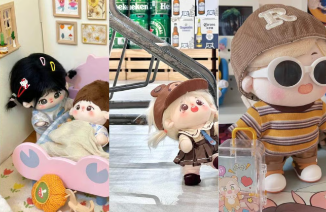 중국  젊은 세대 사이에서 이른바 '인형 육아'가 확산되고 있어 눈길을 끈다. 사진=SCMP