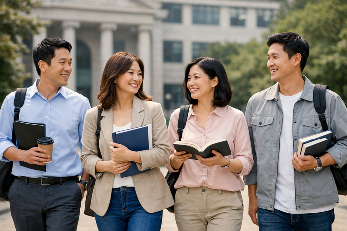 올해 재직자전형 선발 인원까지 확대되면서, 대학 체제가 '선취업·후진학' 중심으로 확장하는 흐름이 나타나고 있다. (사진=에듀플러스가 챗GPT를 활용해 생성한 이미지)