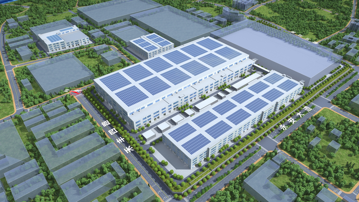 CSOT 8.6세대 생산라인 조감도. 〈사진 중국건설제3공정국〉