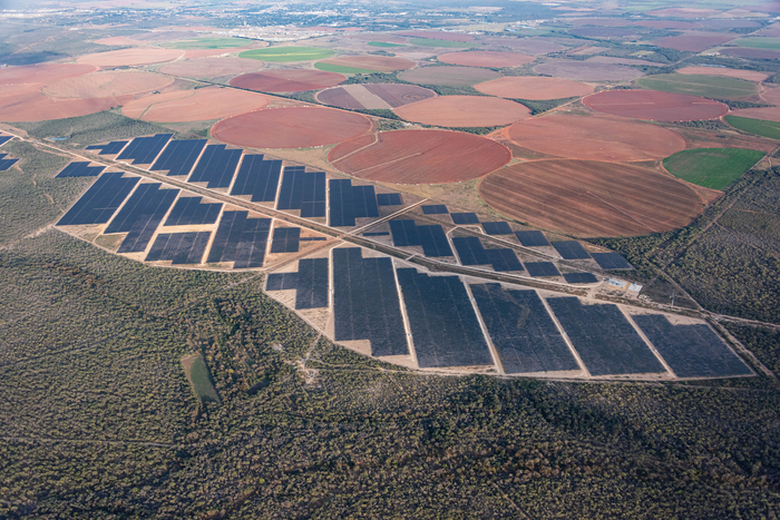 미국 텍사스 엘라라 태양광 현장. 사진 출처 : 한국중부발전