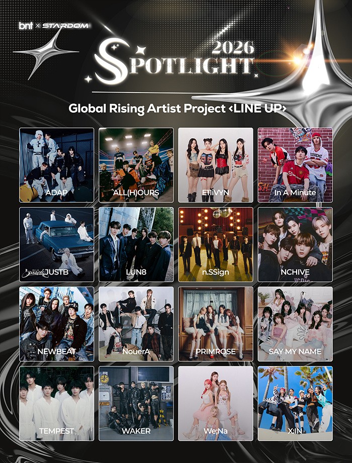 11일에 시작하는 글로벌 팬투표 '비엔티 스포트라이트' 뉴욕 타임스퀘어까지 간다