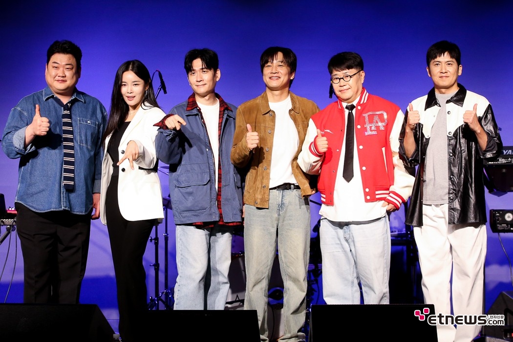 [ET포토] 아묻따 밴드, '불후의 명곡 신년 기획에서 우승한 밴드'